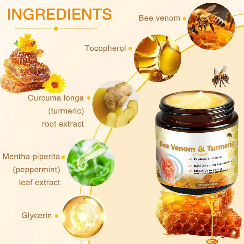 HOUKEA - Bee Venom & Turmeric Cream