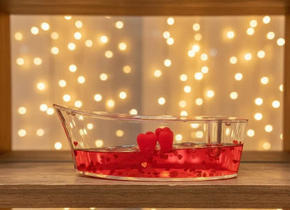 Heart Liquid Motion Desk Decor Showpiece ديكور مكتبي بحركة سائلة على شكل قلوب