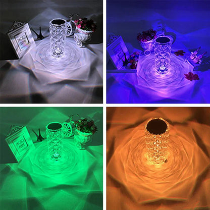 LED Crystal Table Lamp مصباح طاولة كريستال LED
