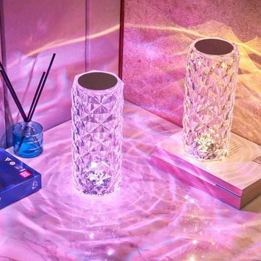 LED Crystal Table Lamp مصباح طاولة كريستال LED