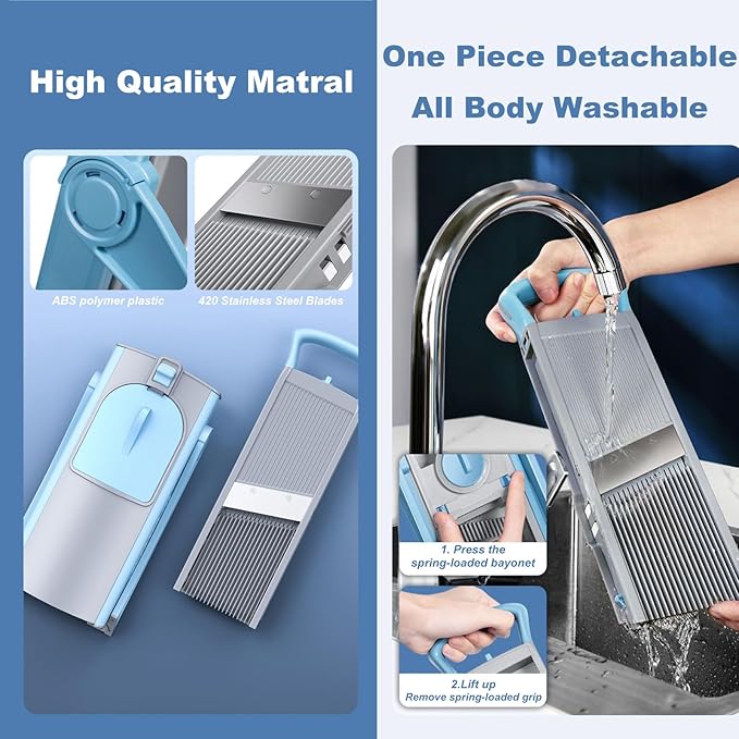 Multi-Function Vegetable Cutter with Storage Box  قطاعة الخضار متعددة الوظائف مع صندوق تخزين