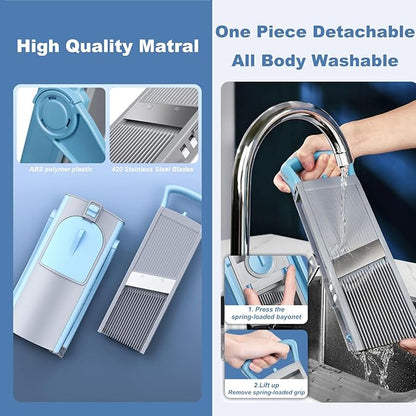 Multi-Function Vegetable Cutter with Storage Box  قطاعة الخضار متعددة الوظائف مع صندوق تخزين